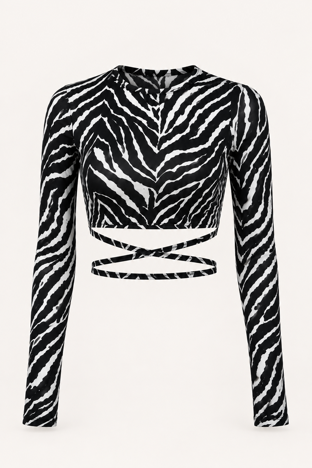 Top Open Back Zebra