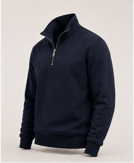 Sudadera Media Cremallera Nevada