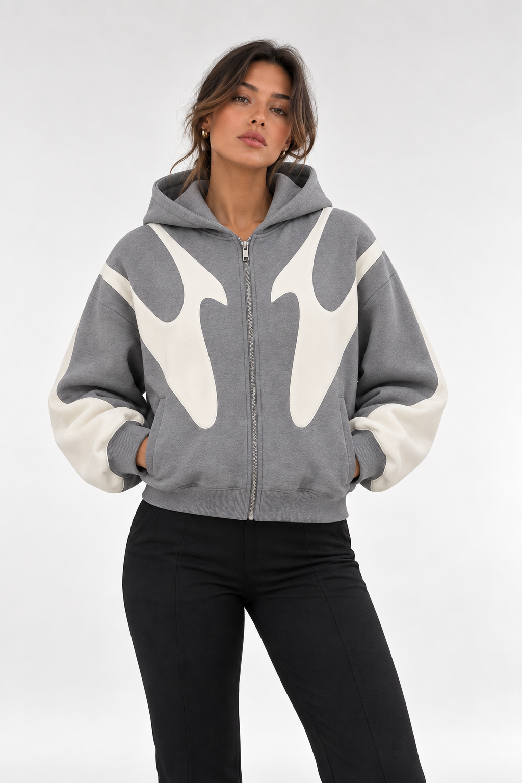 Hoodie Graphic Zip