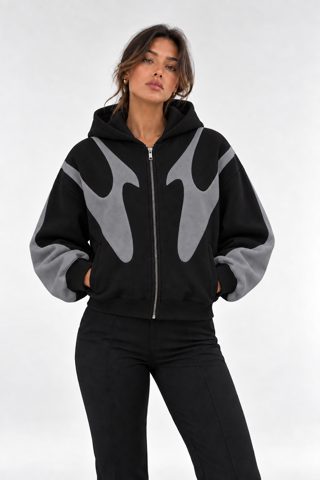 Hoodie Graphic Zip
