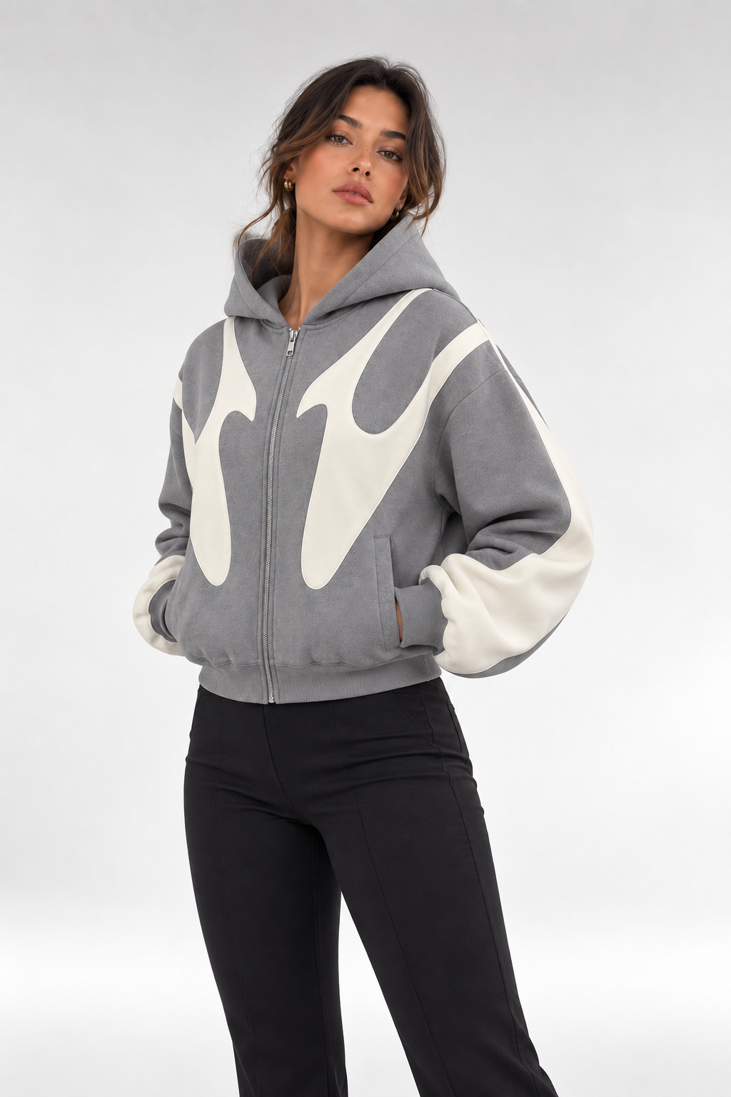 Hoodie Graphic Zip