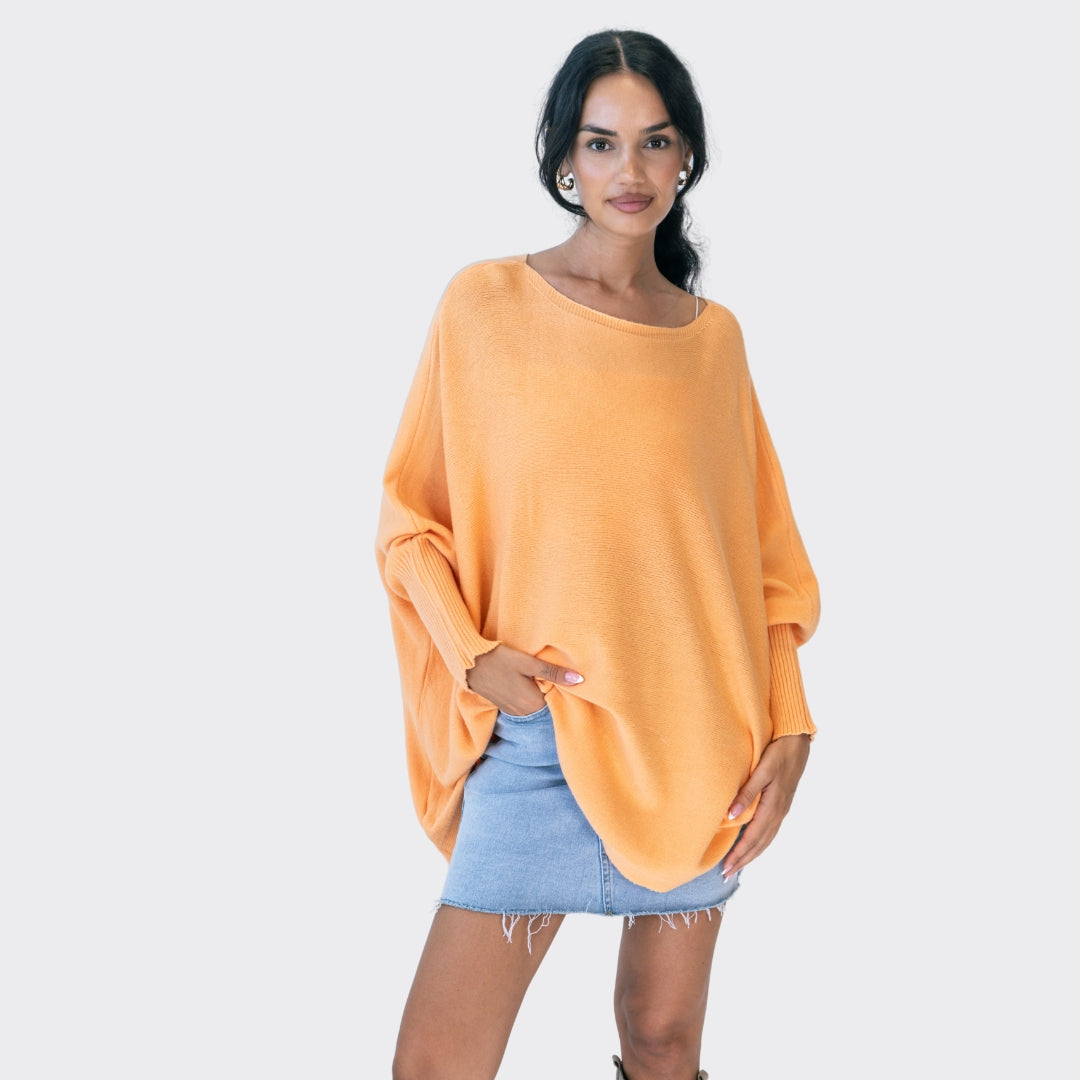 Jersey Oversize Hombros Caídos Rafaela