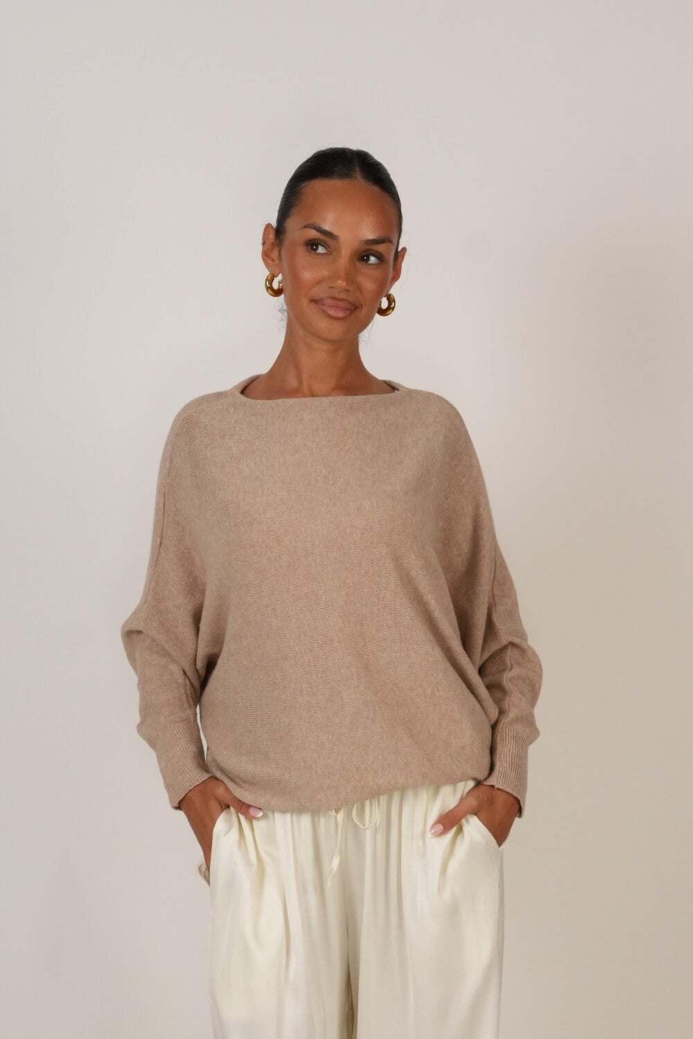 Jersey de Punto Hombros Descubiertos Leyre