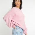 Jersey Oversize de Cuello Redondo Silvia