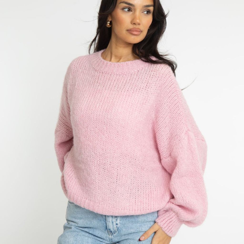 Jersey Oversize de Cuello Redondo Silvia
