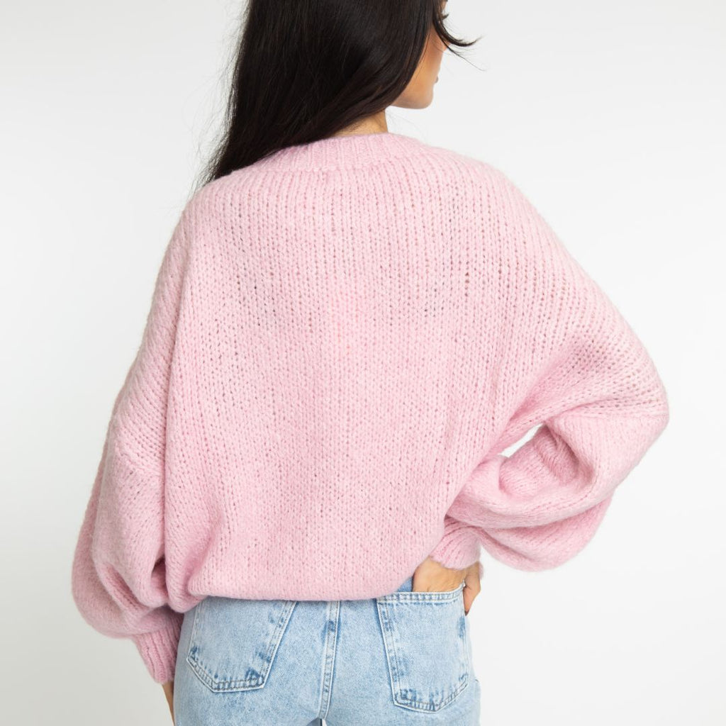 Jersey Oversize de Cuello Redondo Silvia