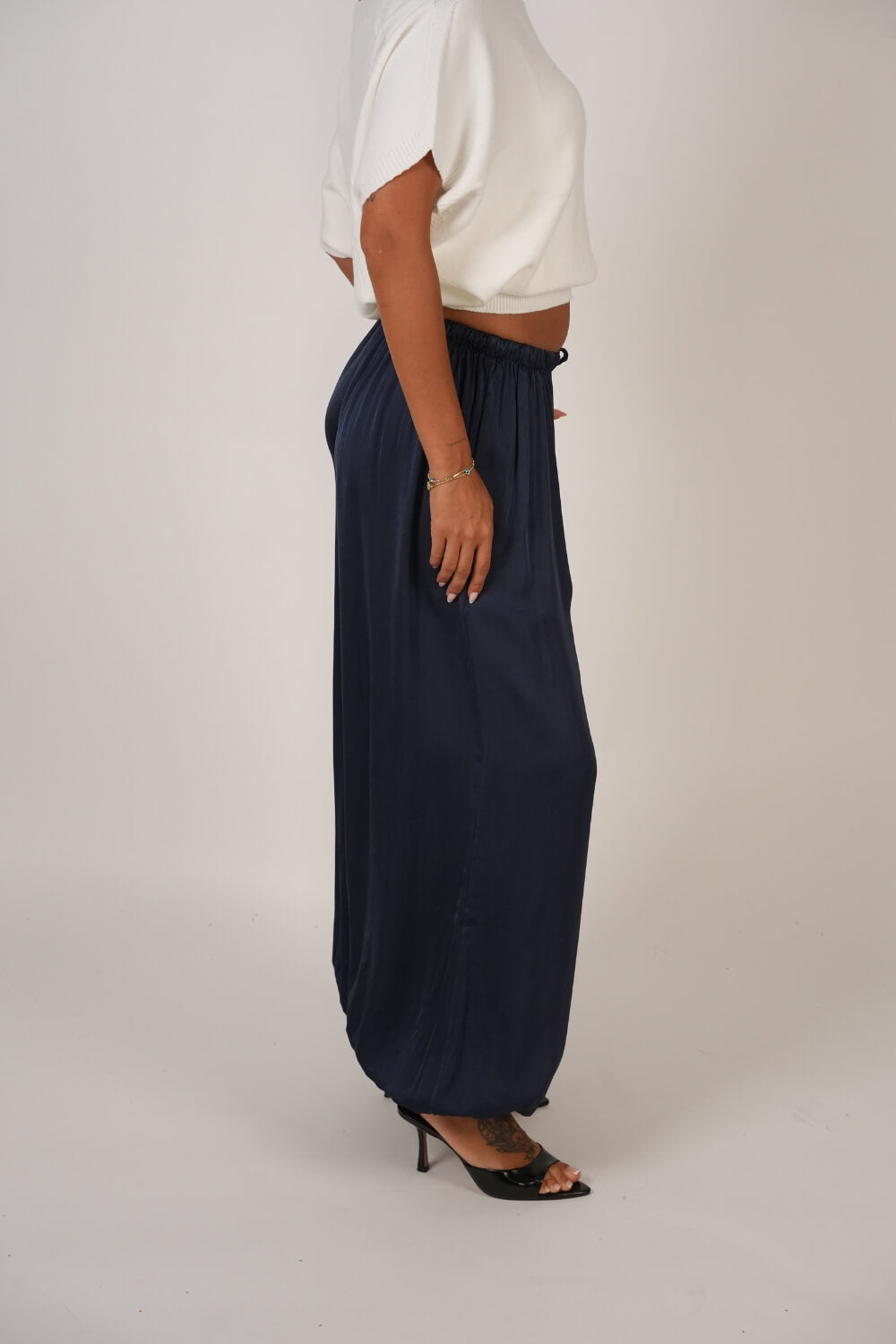 Pantalón Satinado Balloon Mía