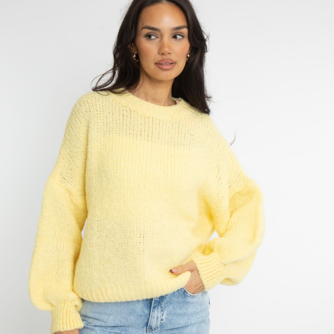 Jersey Oversize de Cuello Redondo Silvia