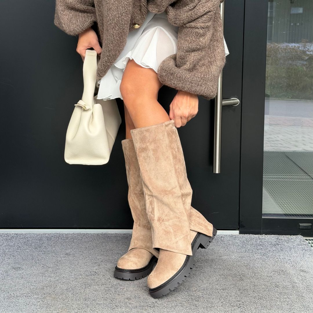 Bota Alta Western con Caña Vuelta Dulce