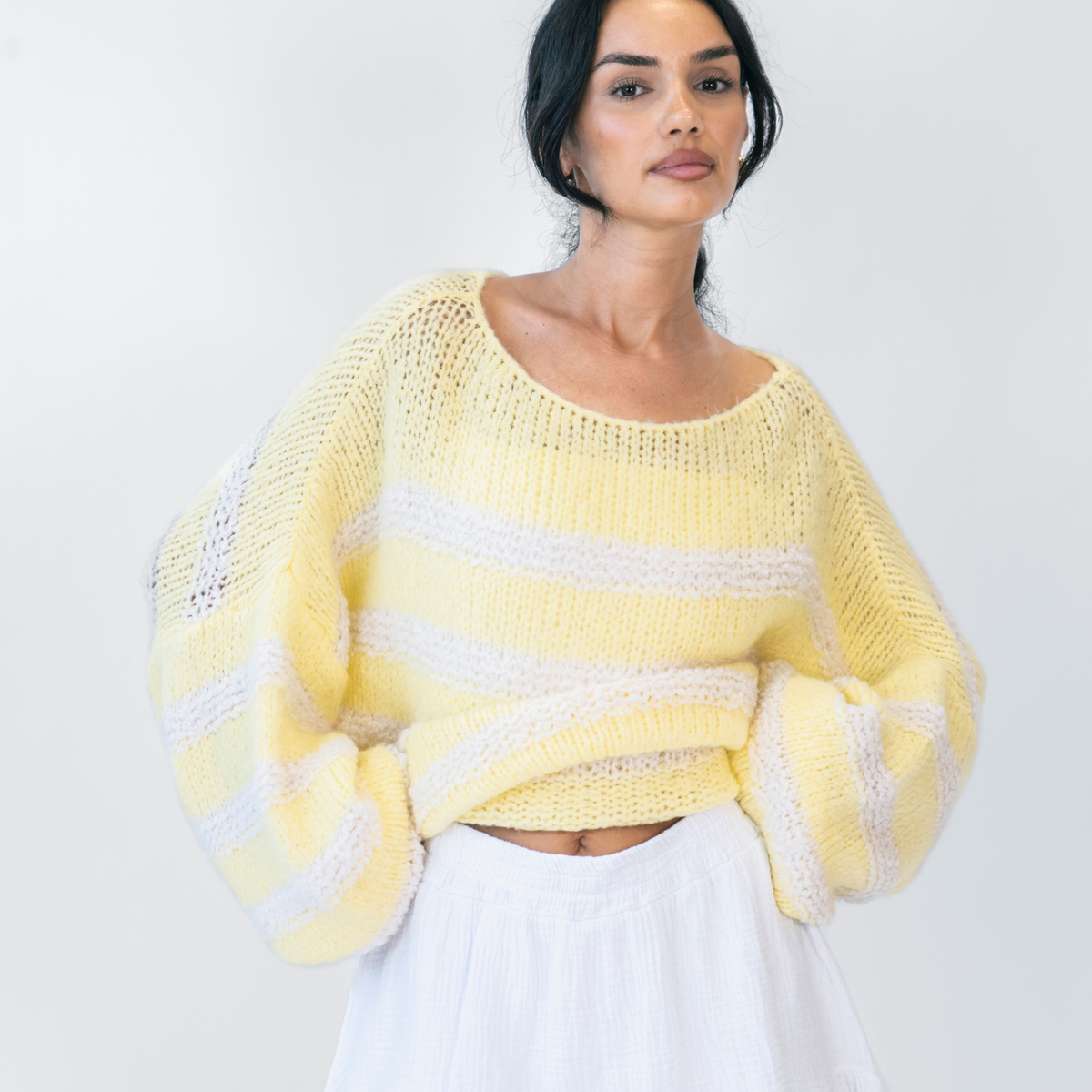 Jersey Oversize de Rayas Gabriela