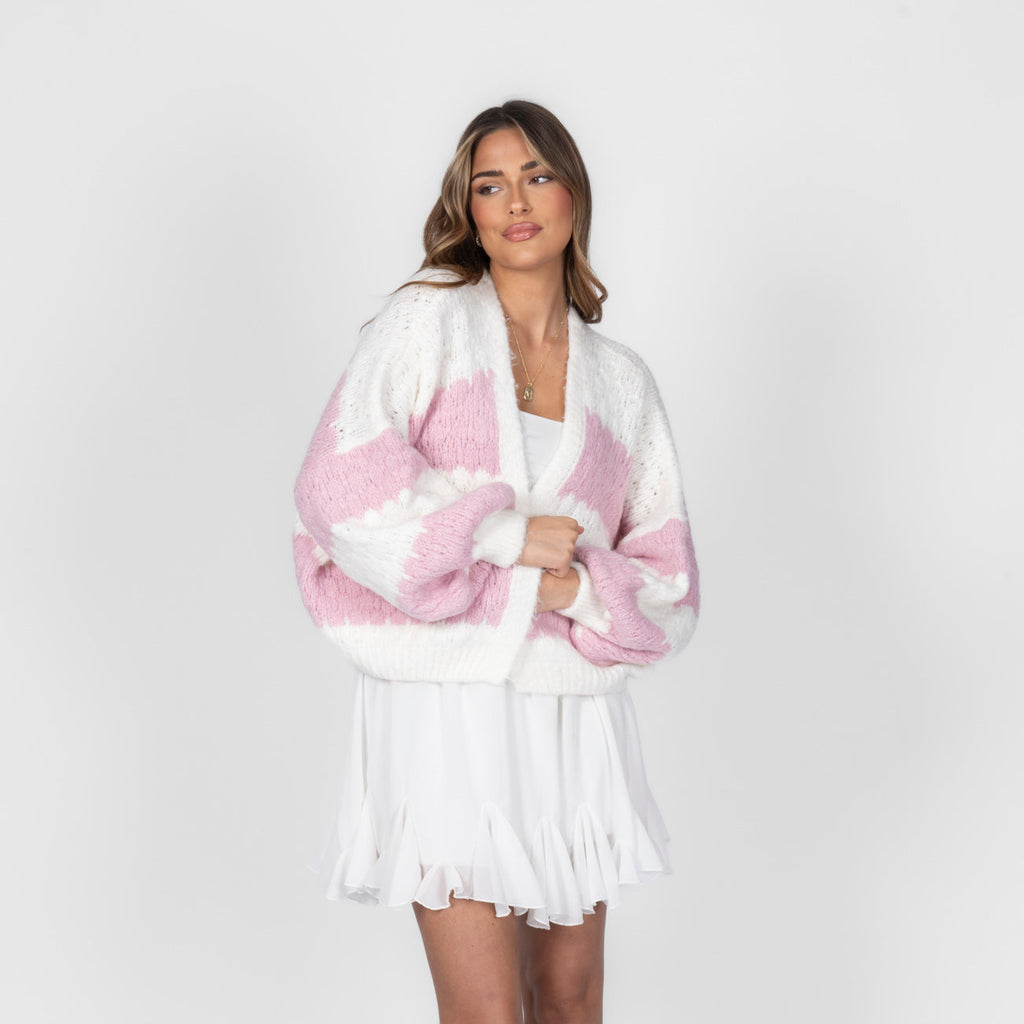 Cárdigan Oversize de Rayas Anchas Carmen