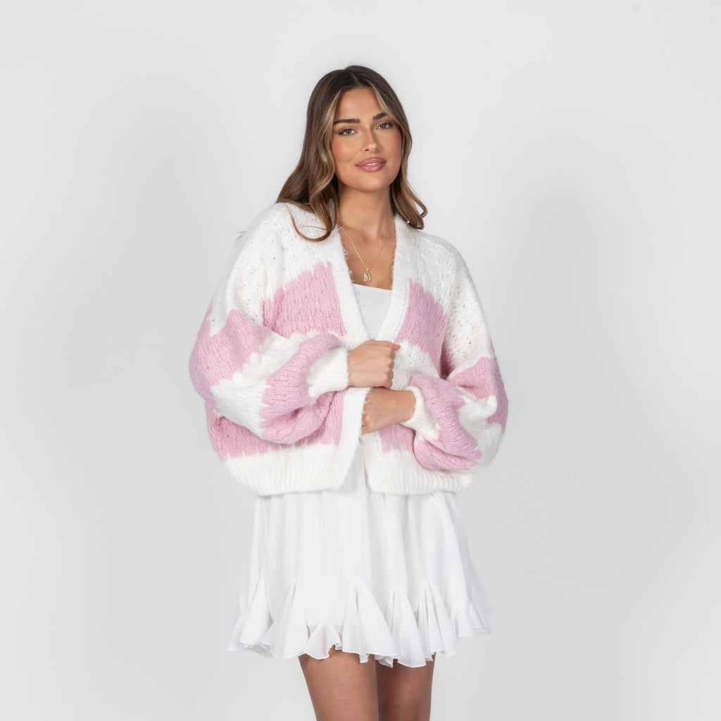 Cárdigan Oversize de Rayas Anchas Carmen