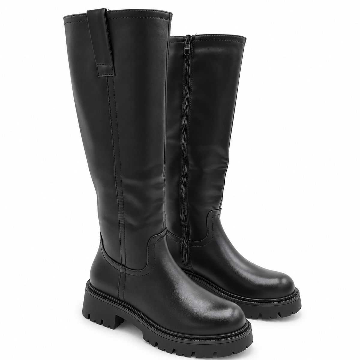 Botas altas con suela chunky