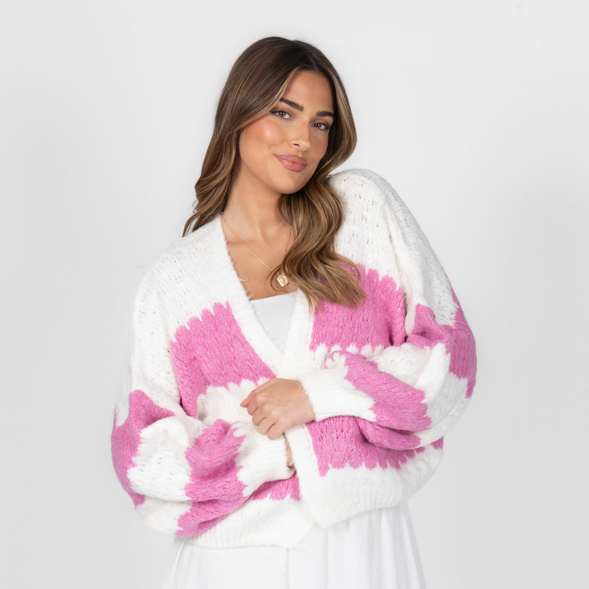 Cárdigan Oversize de Rayas Anchas Carmen