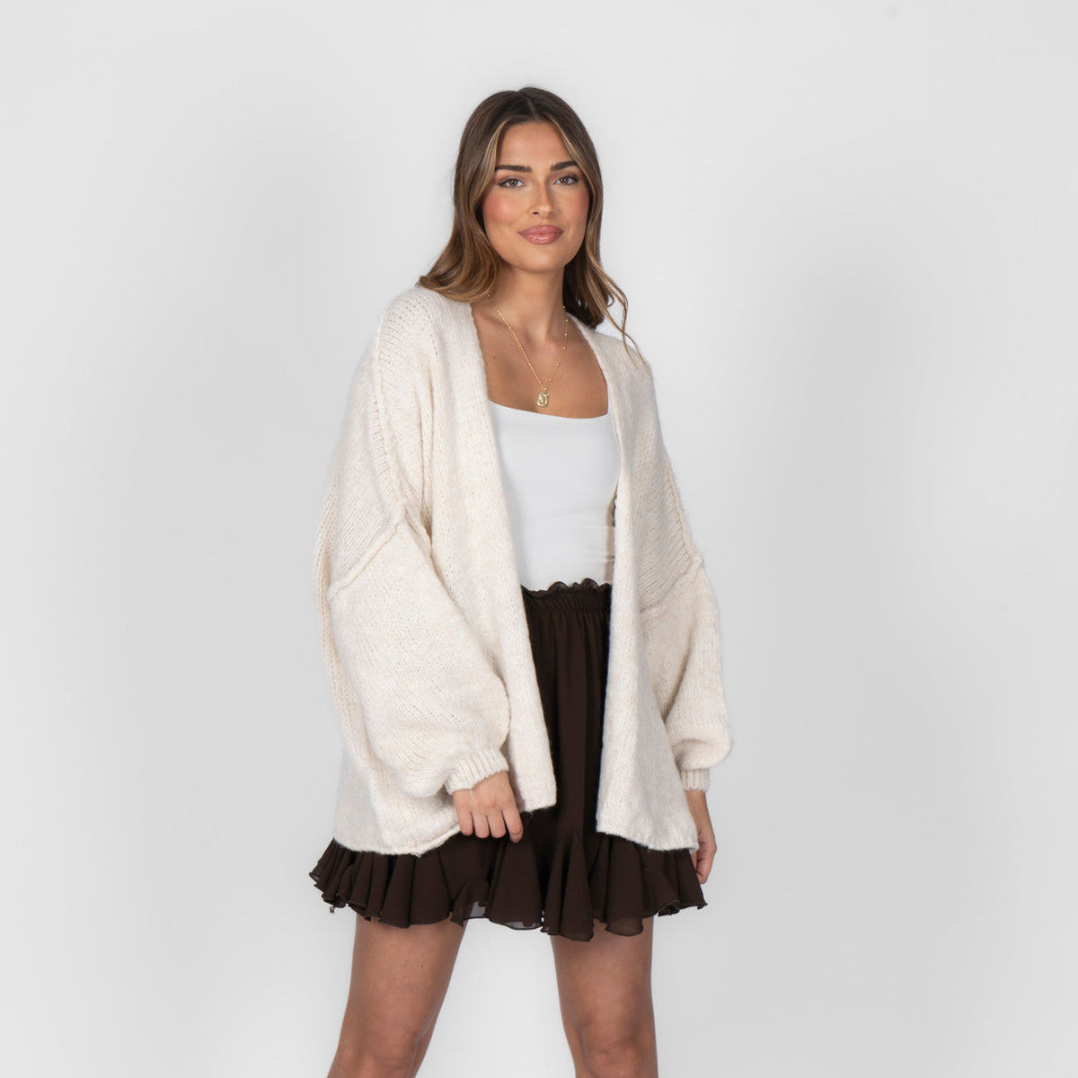 Cárdigan Oversize Abierto Clarisa