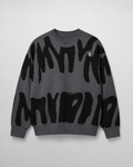 Sudadera Abstract Brush Oversize