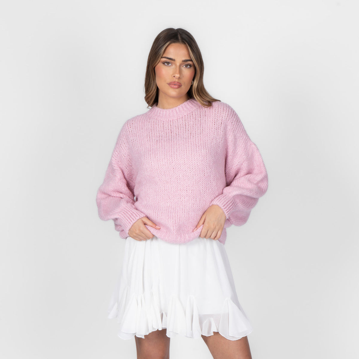 Jersey Oversize de Cuello Redondo Silvia