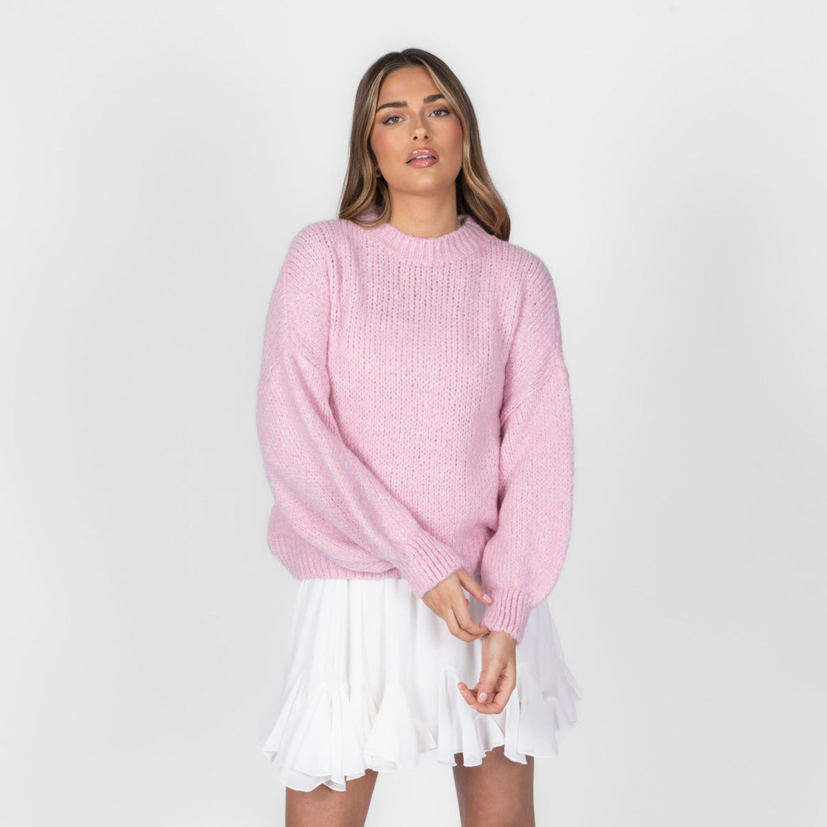 Jersey Oversize de Cuello Redondo Silvia