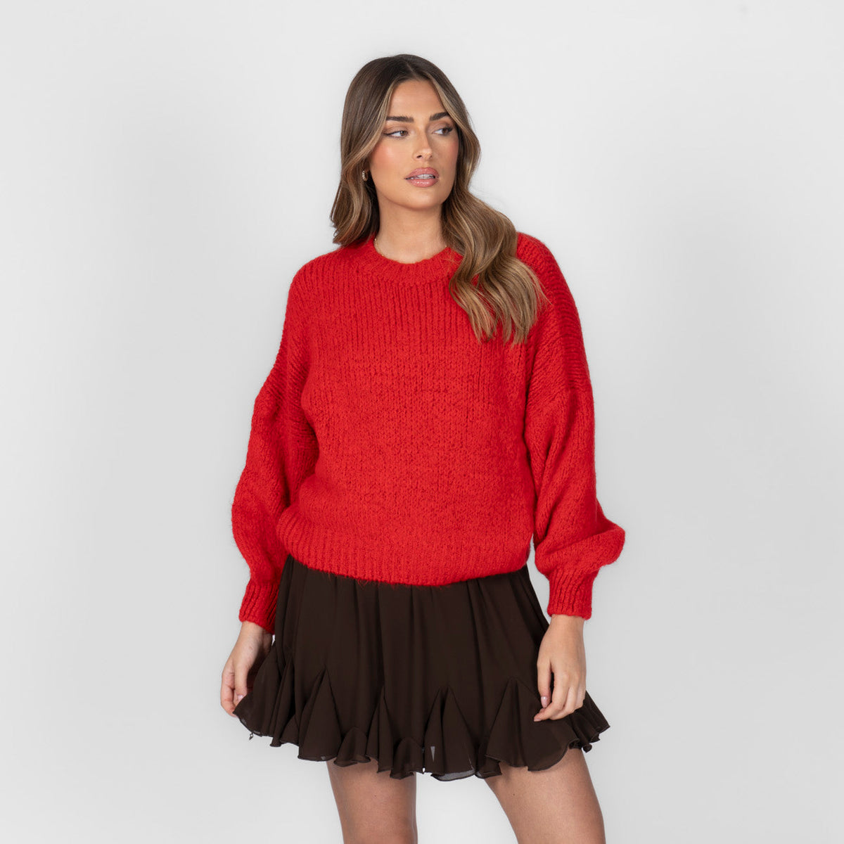 Jersey Oversize de Cuello Redondo Silvia
