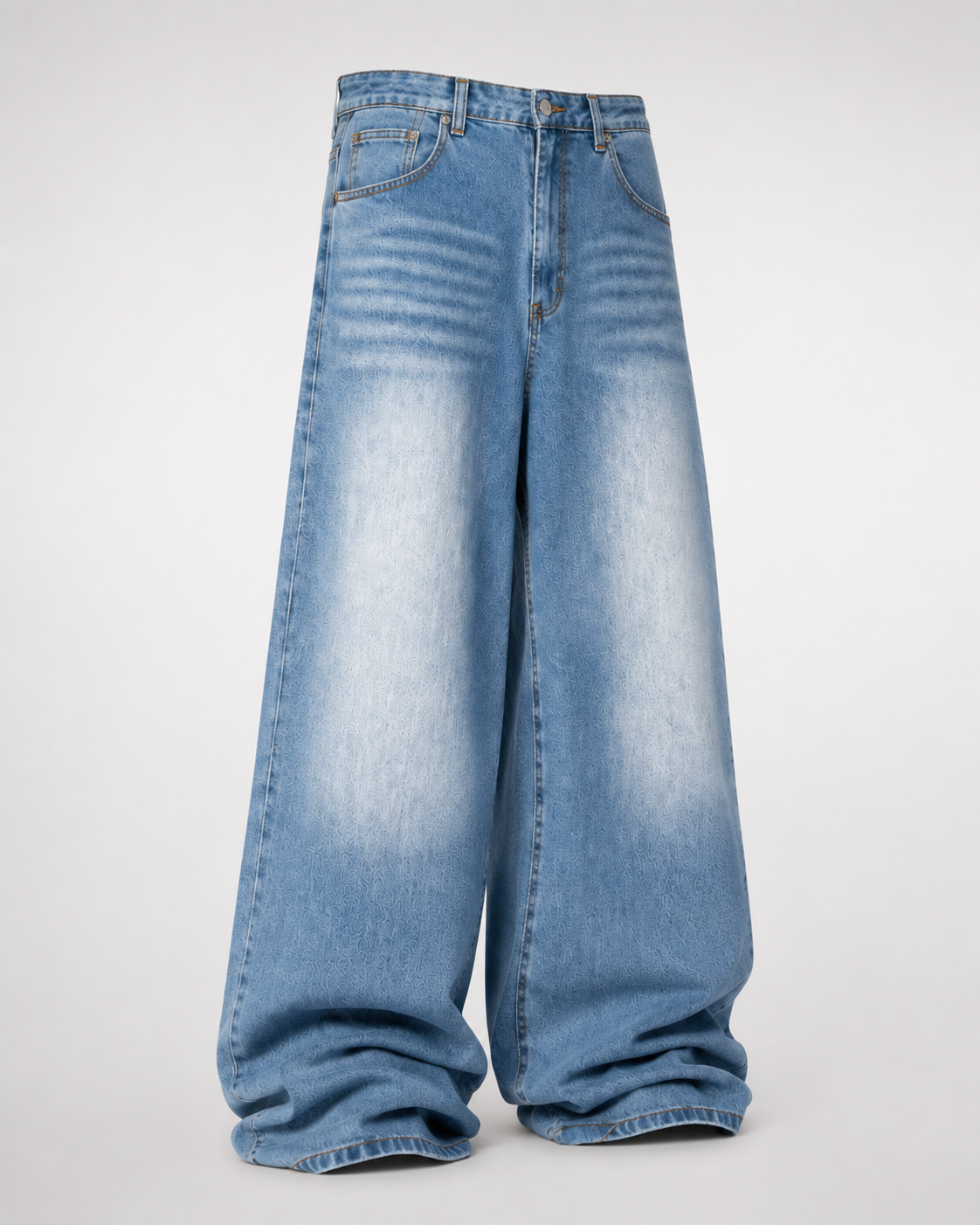 Jeans Wide Leg Light Blue