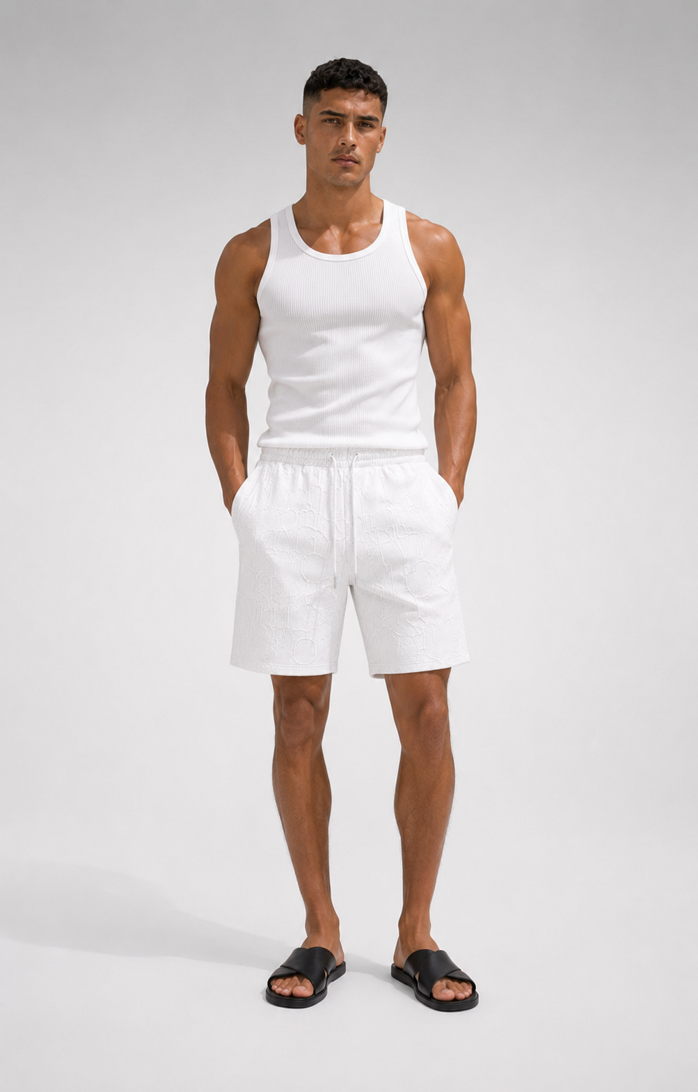 Short Embossed Resort