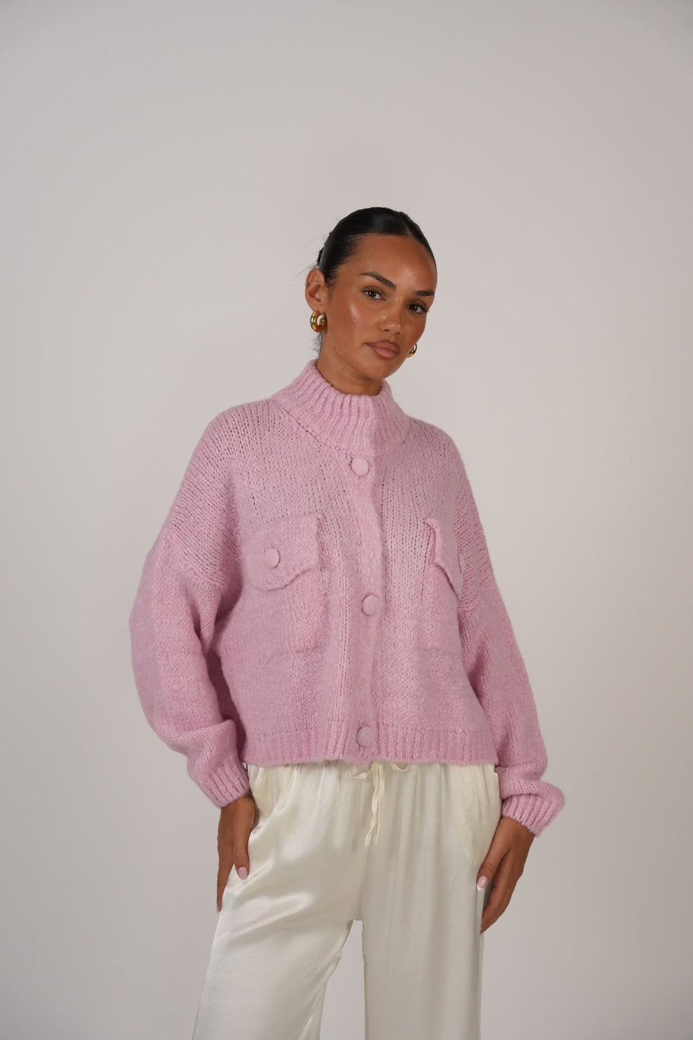Cárdigan Oversize con Botones Carlota