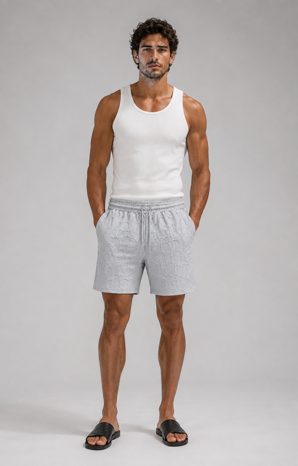 Short Embossed Resort