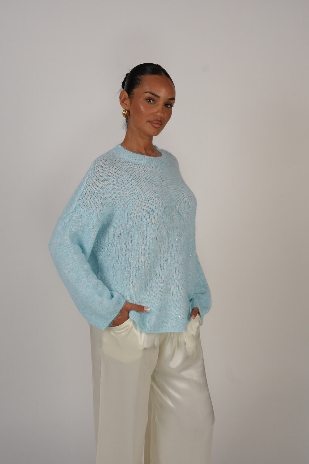 Jersey de Mini Lentejuelas Aurora