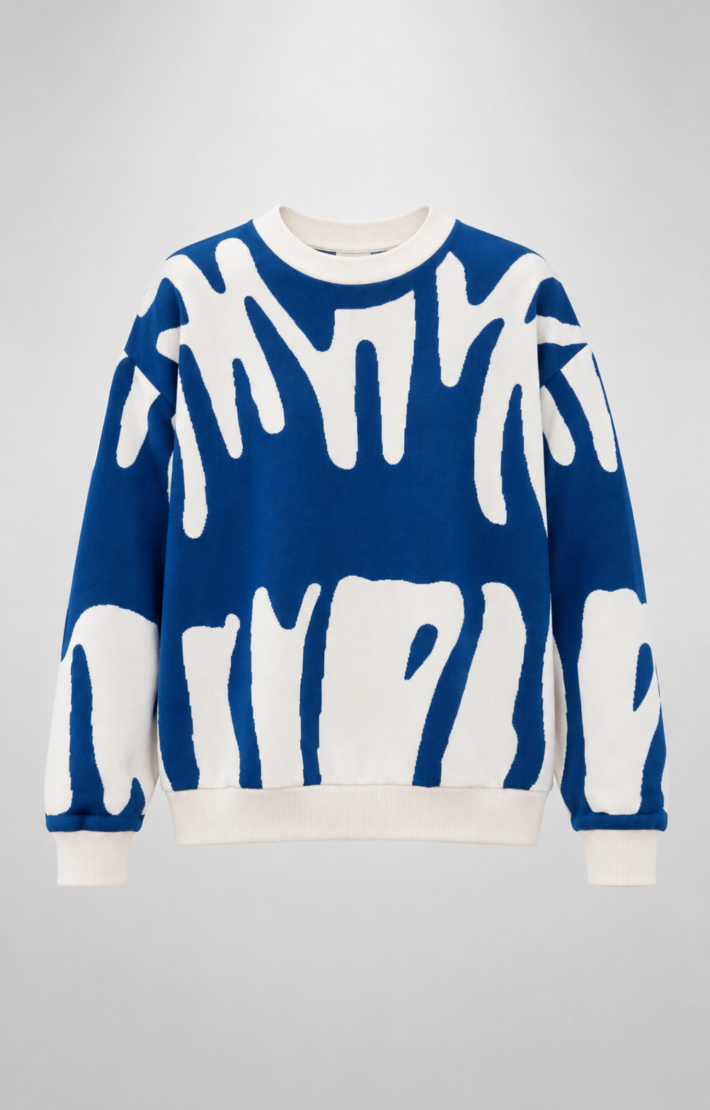 Sudadera Abstract Brush Oversize