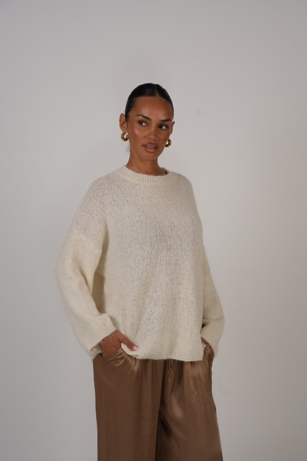 Jersey de Mini Lentejuelas Aurora