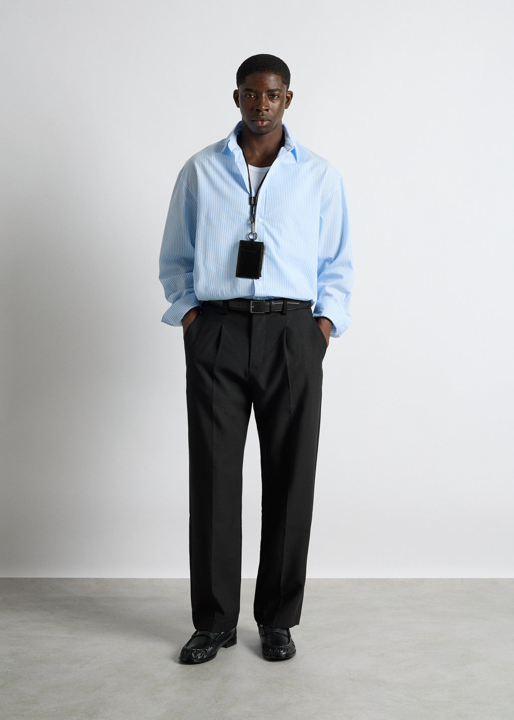 Pantalón de Vestir Recto Diego en negro, foto 4