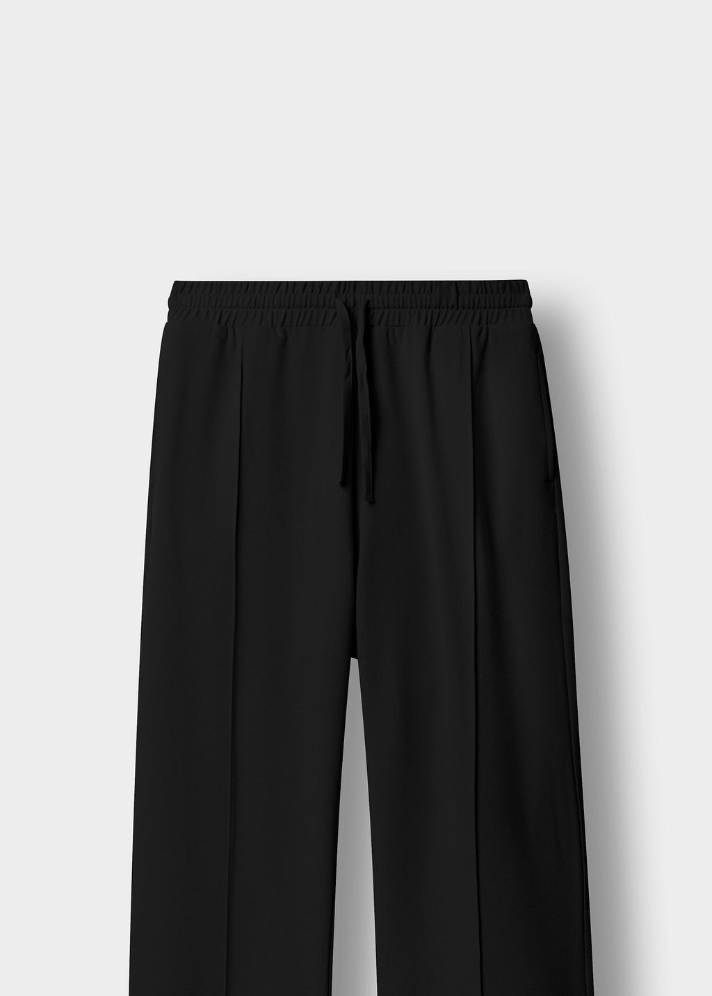 Pantalón Relajado Alforzas Ismael en negro, foto 3