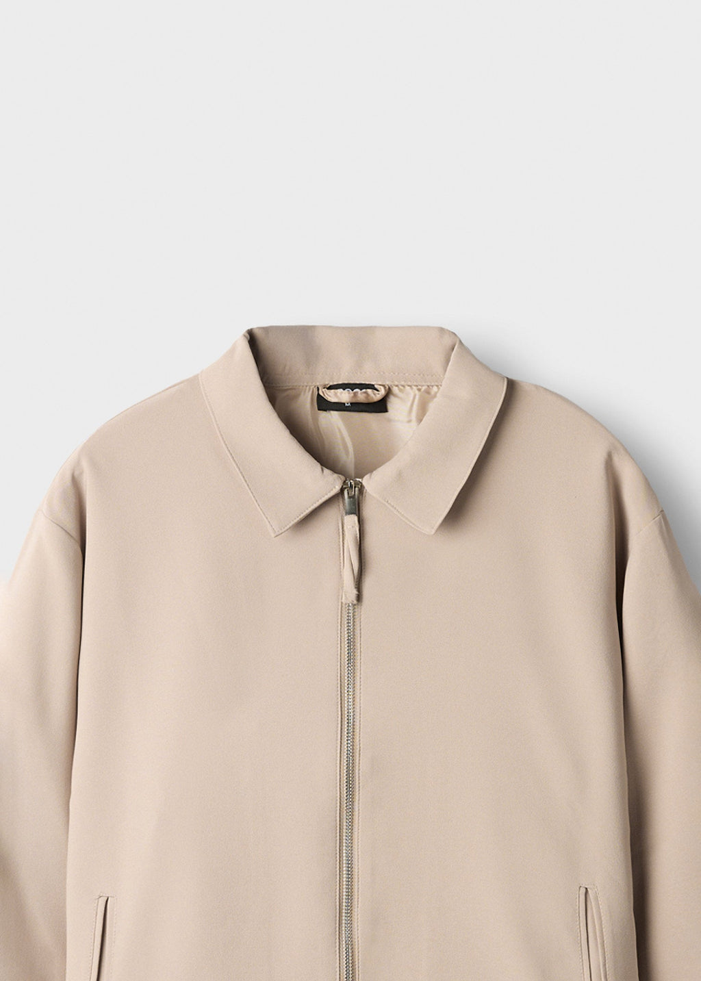Chaqueta Cremallera Cuello Camisa Enzo en beige, foto 3