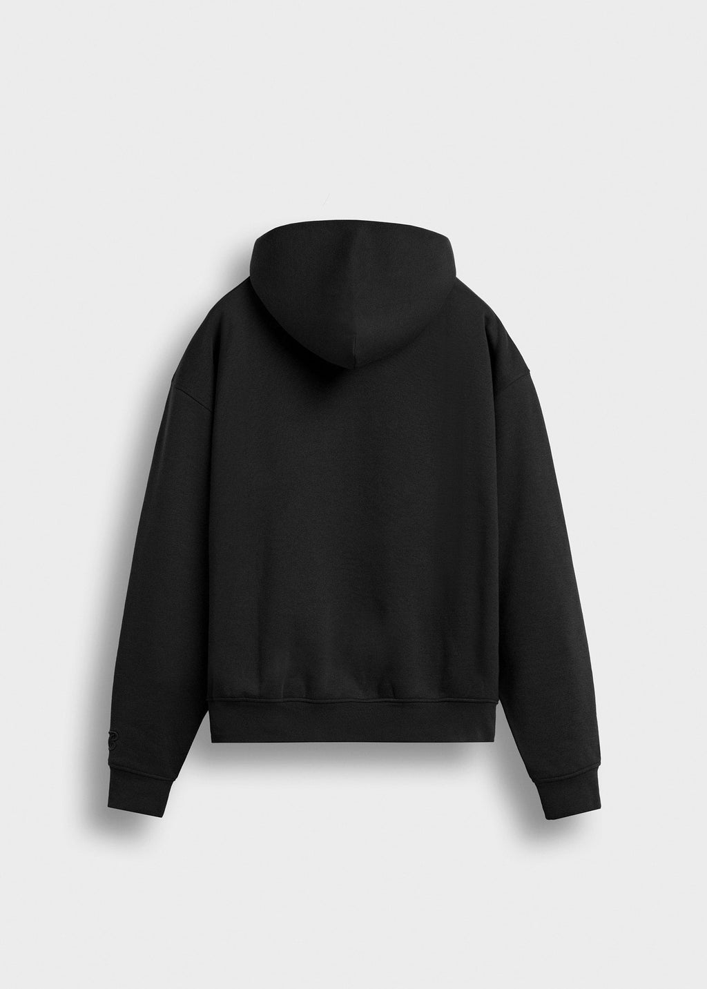 Sudadera Capucha Oversize Darío en negro, vista trasera
