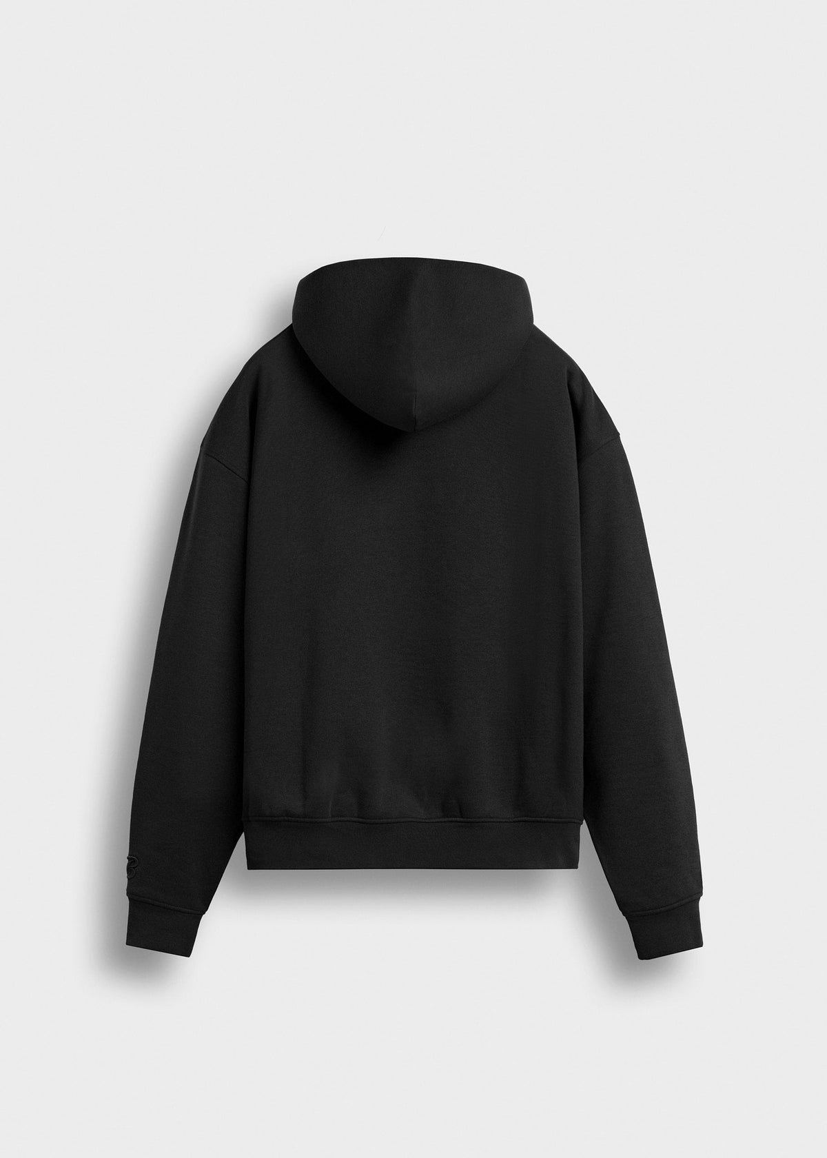 Sudadera Capucha Oversize Darío en negro, vista trasera