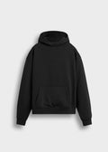 Sudadera Capucha Oversize Darío en negro, vista delantera