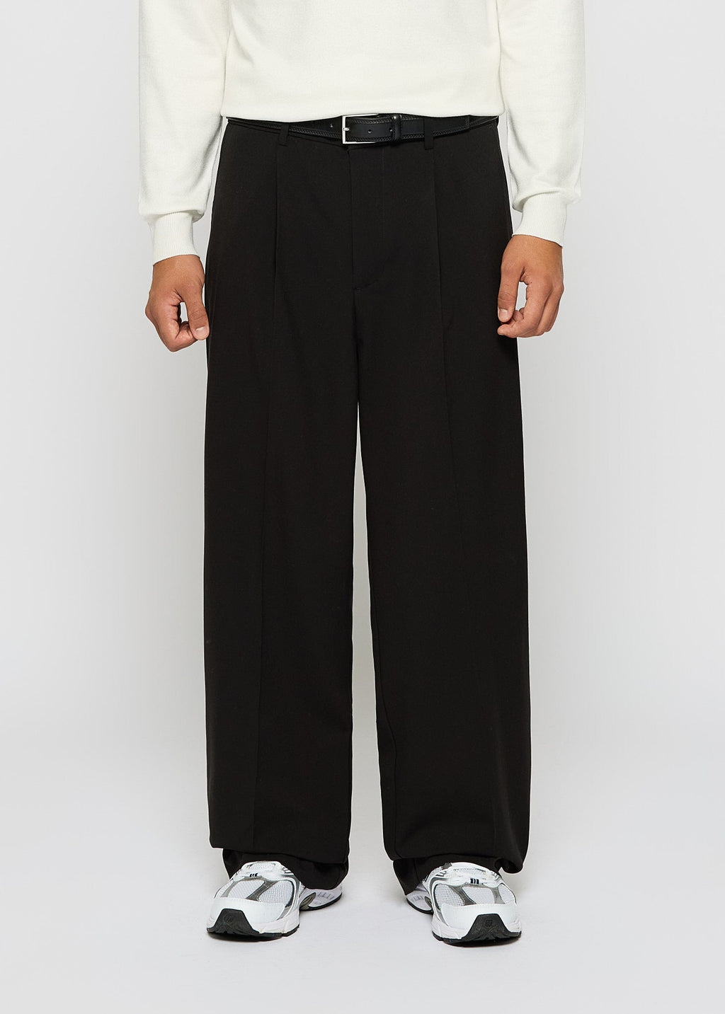 Pantalón de Vestir Pierna Ancha Javier en negro, foto 4
