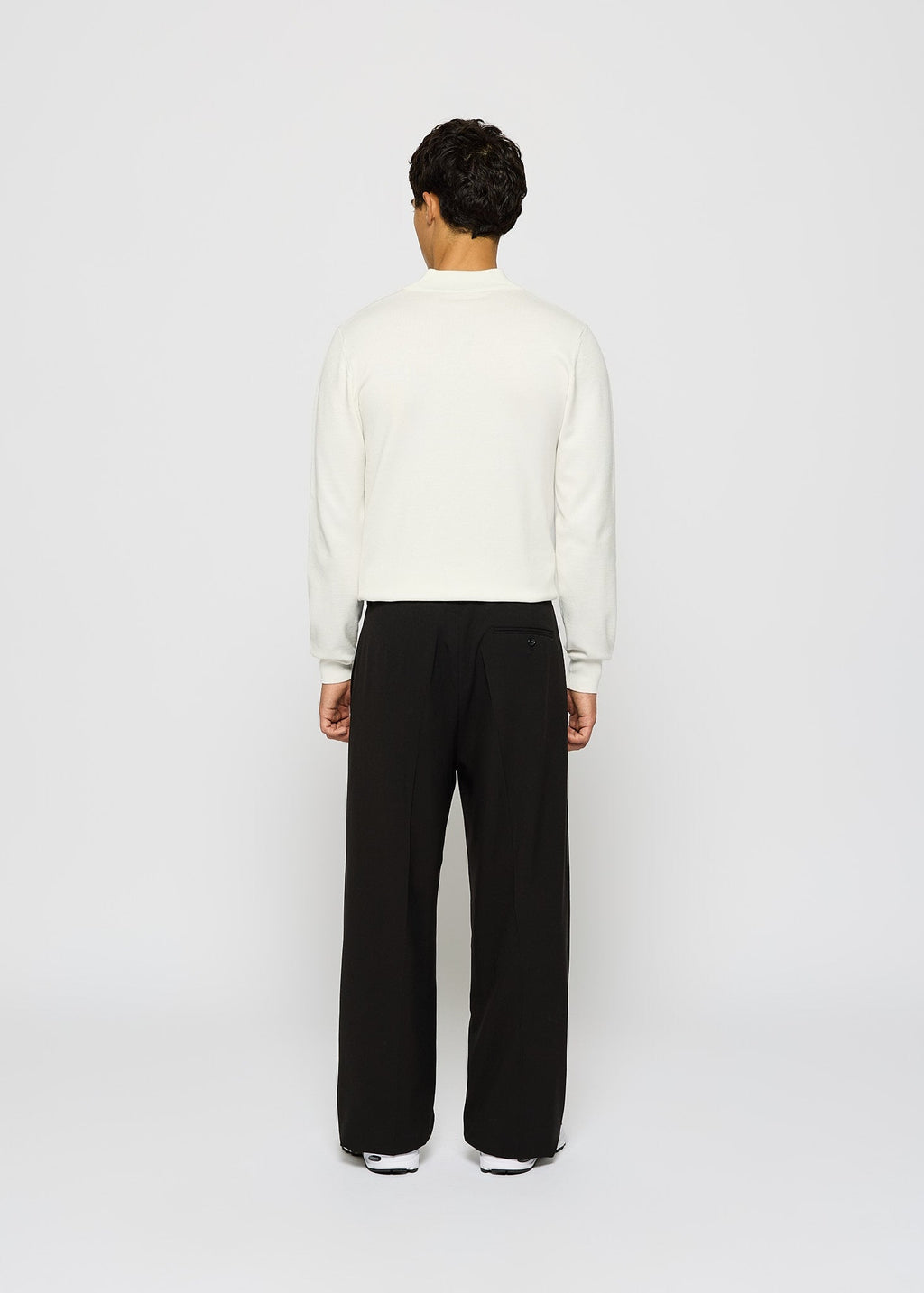 Pantalón de Vestir Pierna Ancha Javier en negro, foto 6