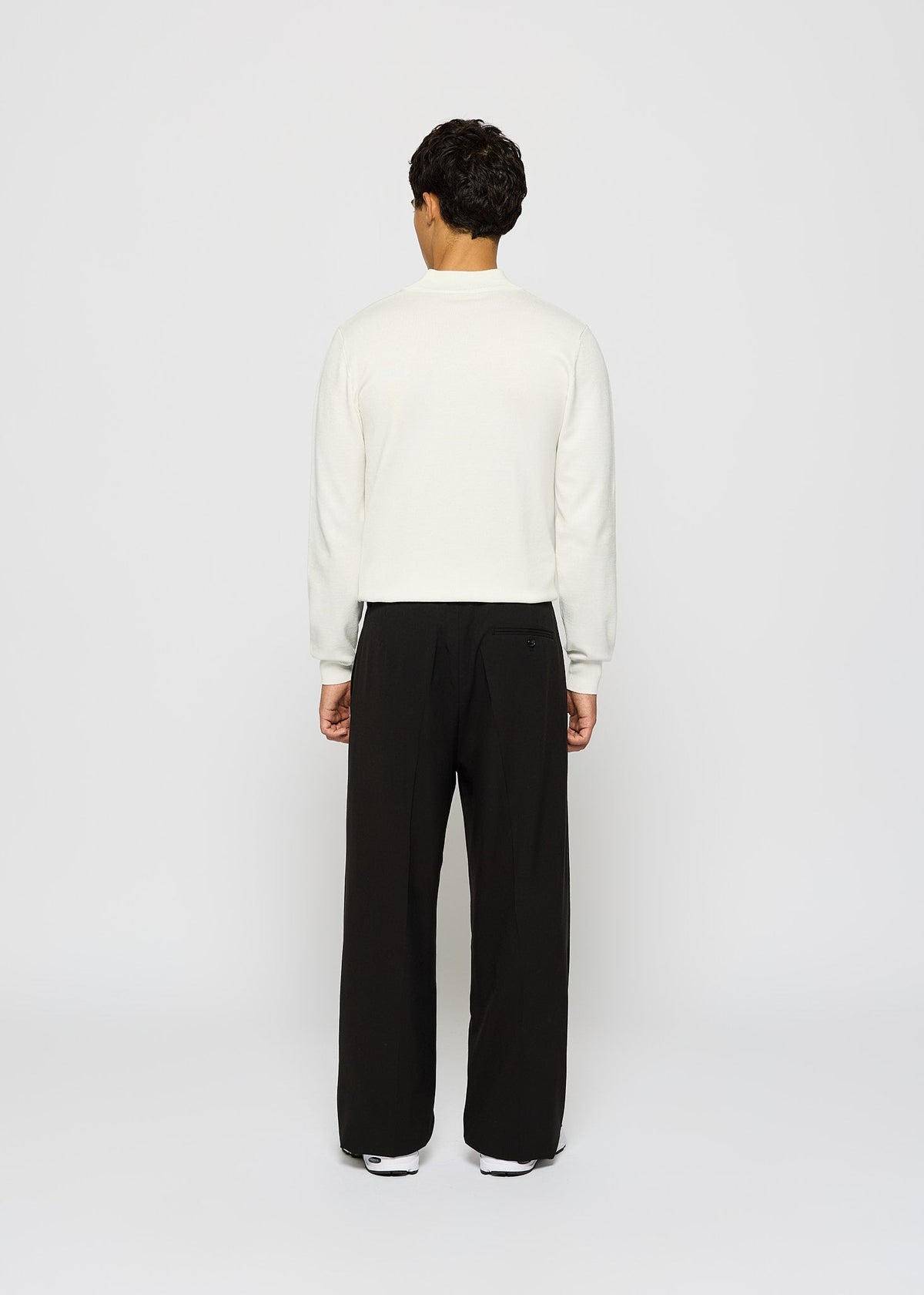 Pantalón de Vestir Pierna Ancha Javier en negro, foto 6
