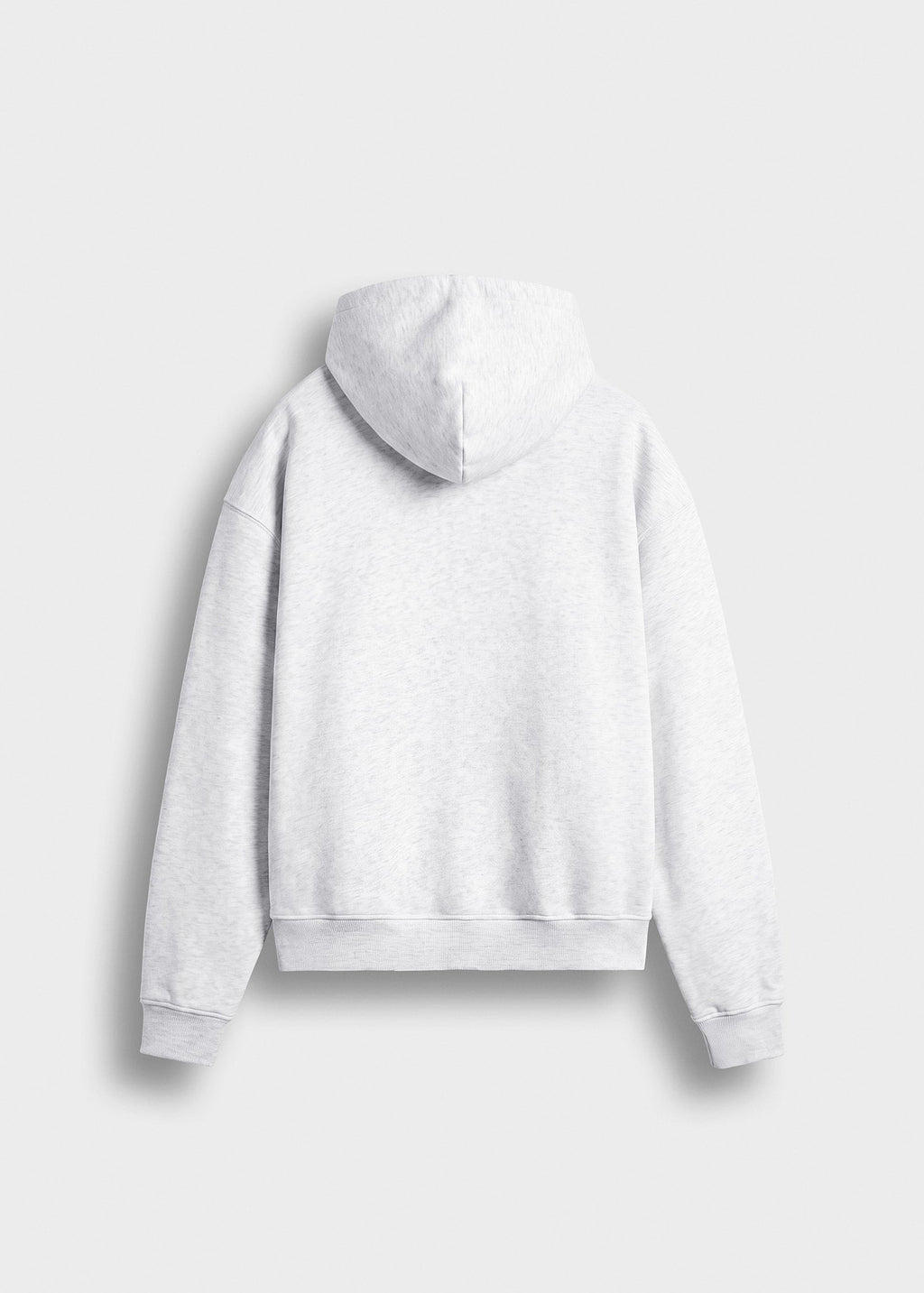 Sudadera Capucha Oversize Nil en gris ceniza, vista trasera