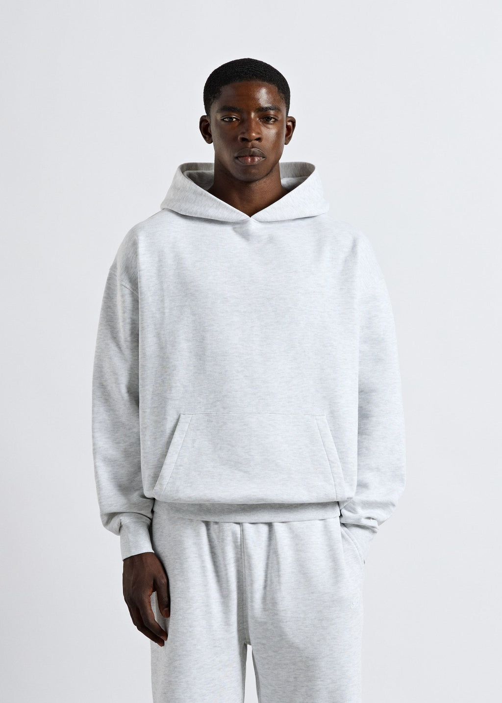 Sudadera Capucha Oversize Nil en gris ceniza, foto 3