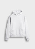 Sudadera Capucha Oversize Nil en gris ceniza, vista delantera