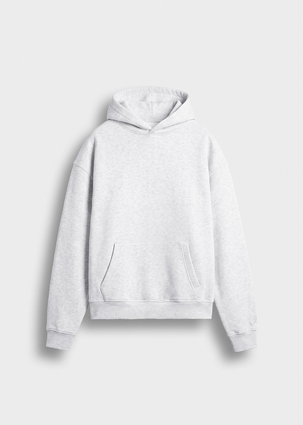 Sudadera Capucha Oversize Nil en gris ceniza, vista delantera