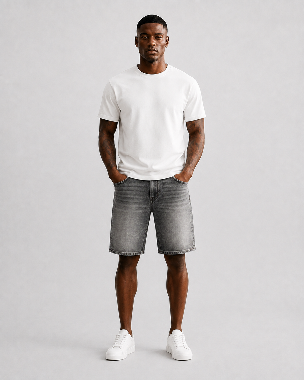 Bermuda Denim Washed Grey