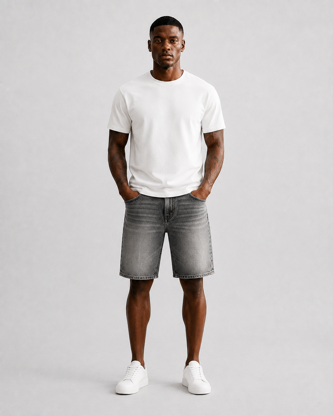 Bermuda Denim Washed Grey