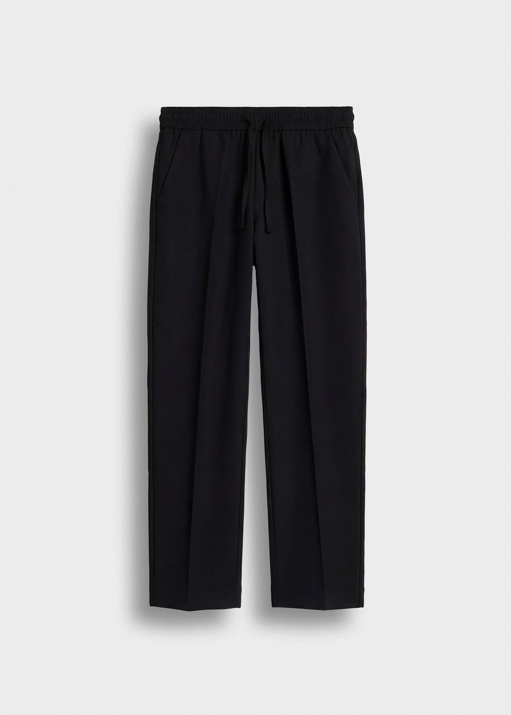 Pantalón Cintura Elástica Sergio en negro, vista delantera