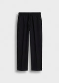 Pantalón Cintura Elástica Sergio en negro, vista delantera