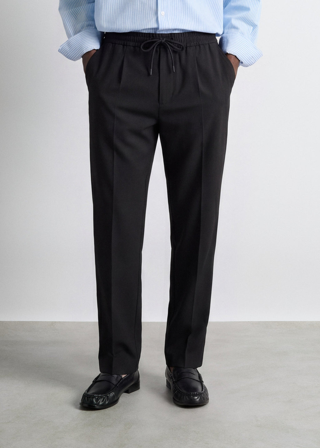 Pantalón Cintura Elástica Sergio en negro, foto 3