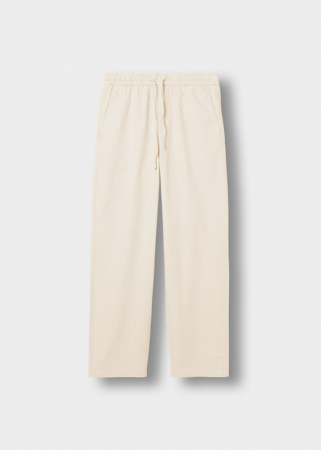 Pantalón de Lino Cordón Marcos en beige, vista delantera