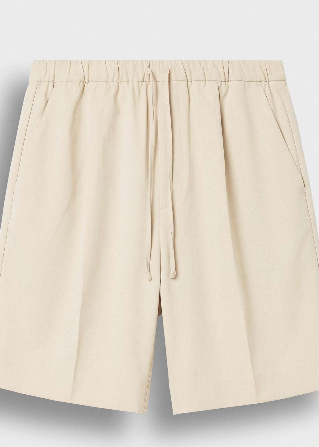 Pantalón Corto Pinzas Alberto en beige, foto 3